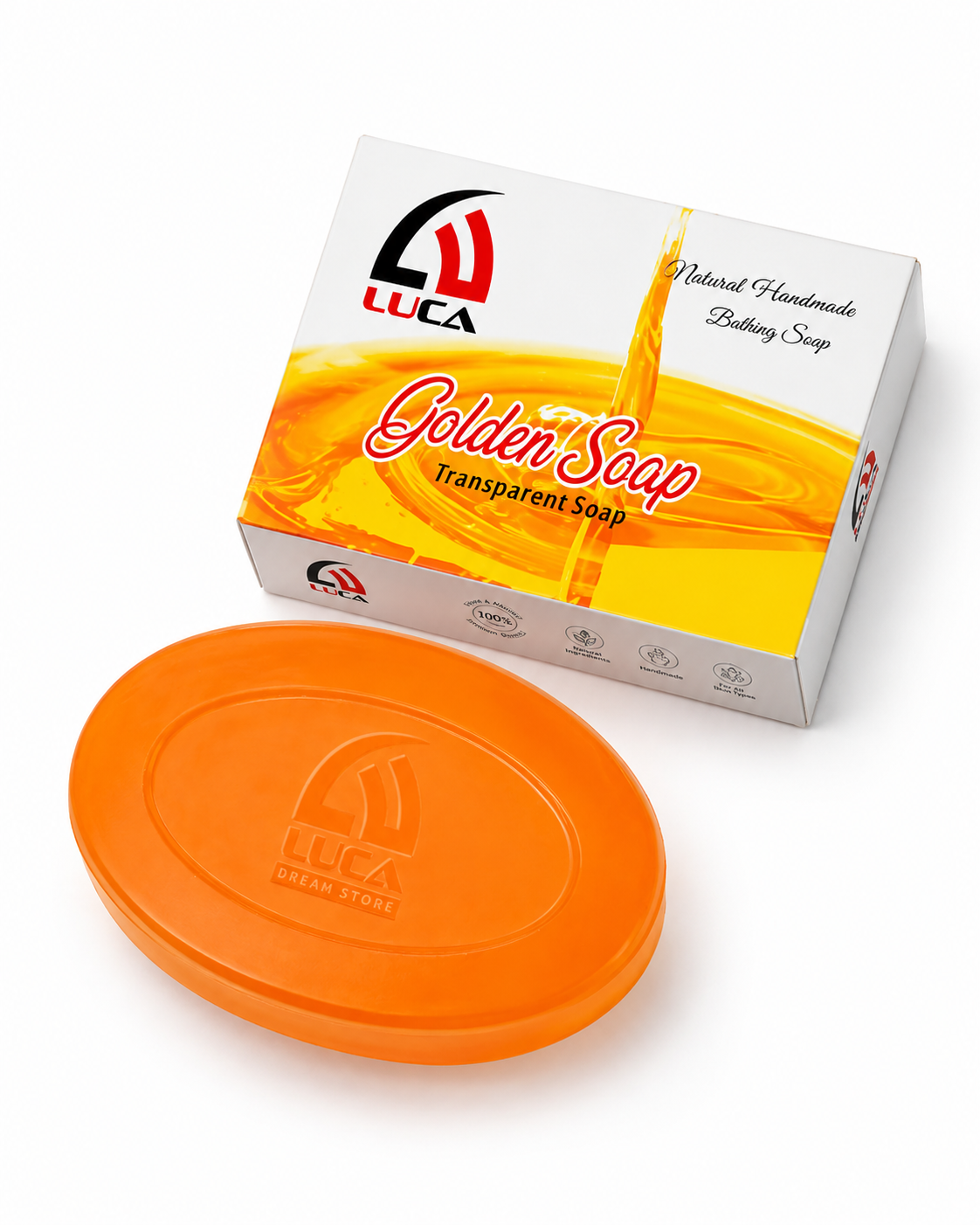 Luca Golden Soap: Pure, Handmade Radiance - Image 3
