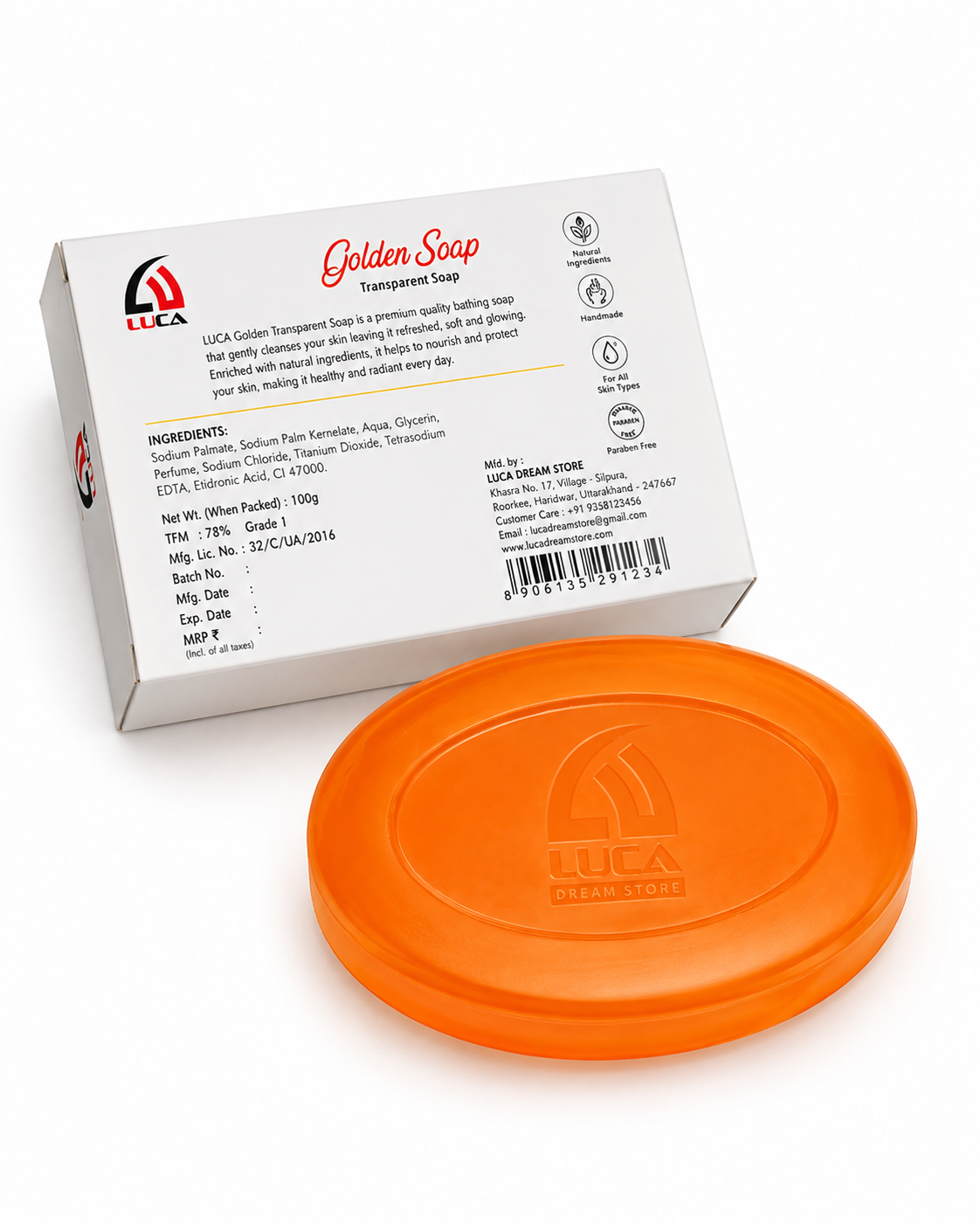 Luca Golden Soap: Pure, Handmade Radiance - Image 4
